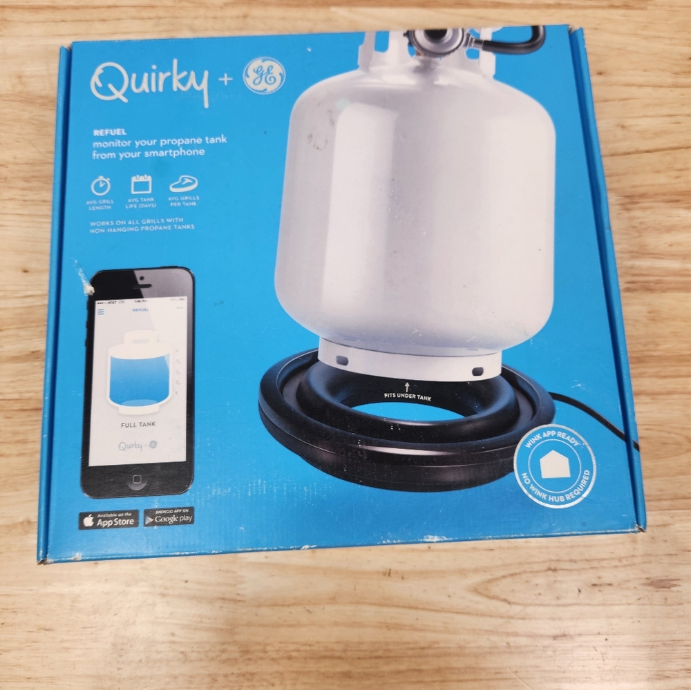 Quirky + GE Refuel propane tank monitor / WINK App Ready New Sealed Orig $80